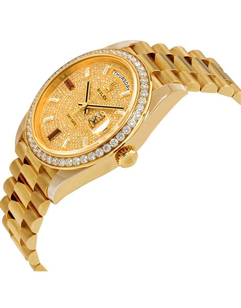 yellow gold presidential rolex replica|rolex knockoff watches day date.